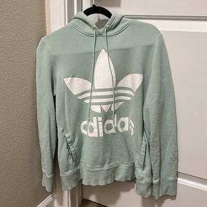 Adidas mint green hoodie